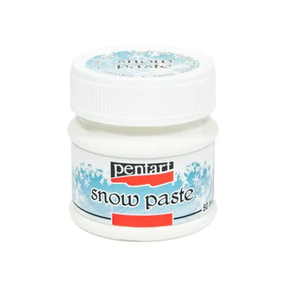 Pentart Pasta strukturalna imitująca śnieg - - 50 ml > Media Do Decoupage
