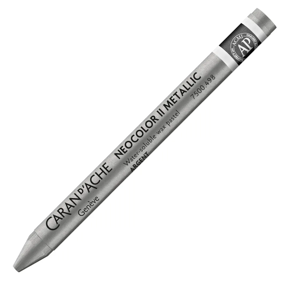 Caran d'Ache Pastela akwarelowa Neocolor II - - 498, Silver