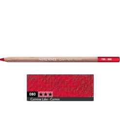 Caran d'Ache Pastela sucha w kredce Pastel Pencil - - 080, Carmine Lake ><noscript><img width=