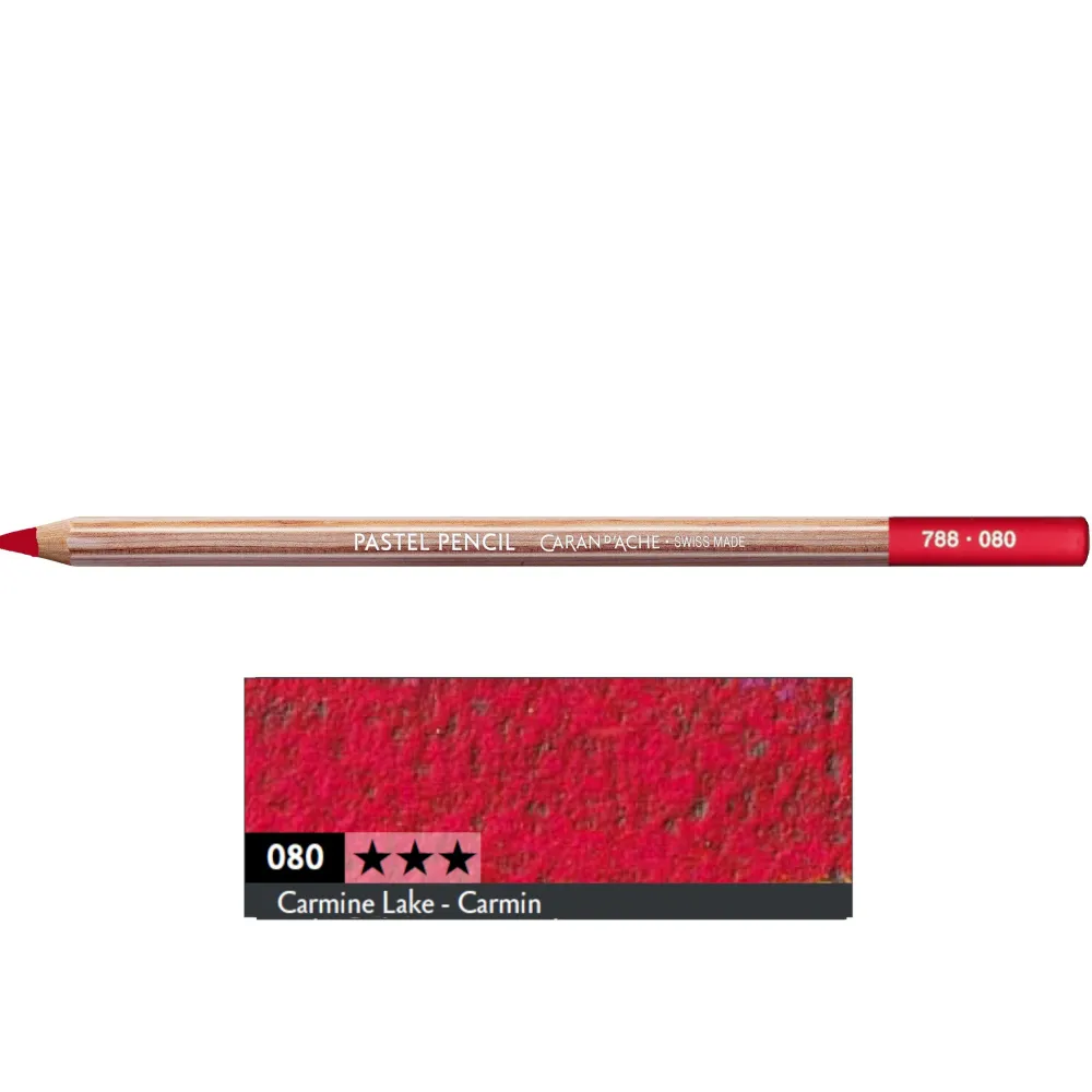 Caran d'Ache Pastela sucha w kredce Pastel Pencil - - 080, Carmine Lake > Pastele
