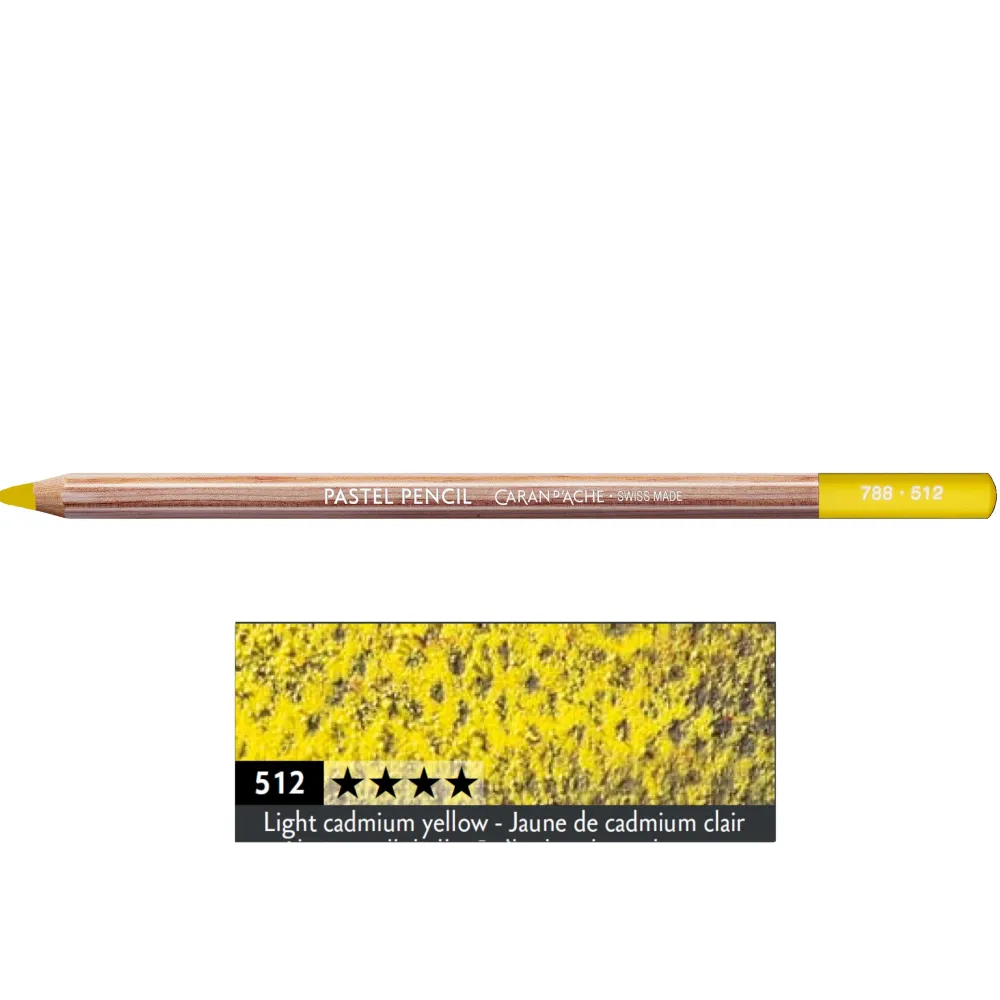 Caran d'Ache Pastela sucha w kredce Pastel Pencil - - 512, Light Cadmium Yellow > Pastele