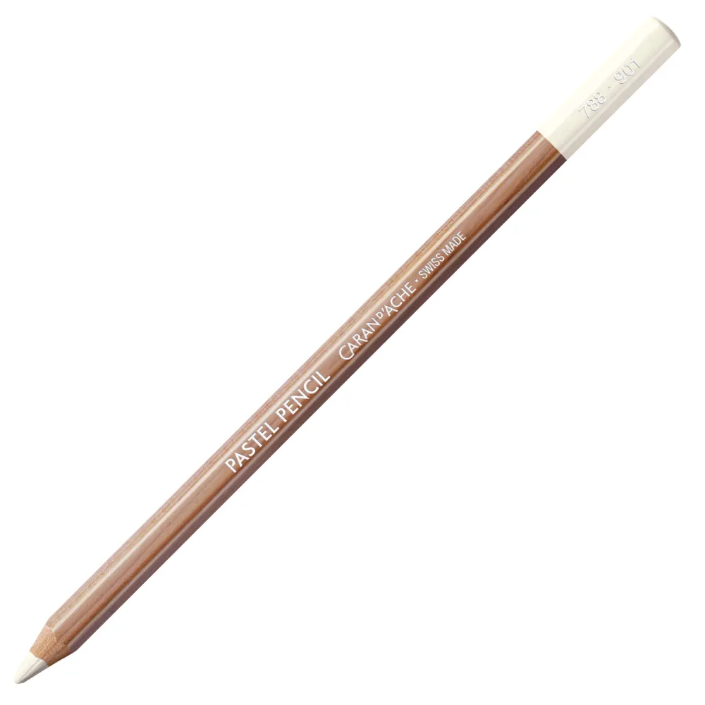 Caran d'Ache Pastela sucha w kredce Pastel Pencil - - 901, Chinese White > Pastele
