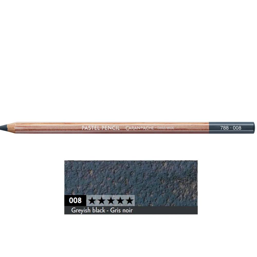 Caran d'Ache Pastela sucha w kredce Pastel Pencil - - 009, Black > Pastele