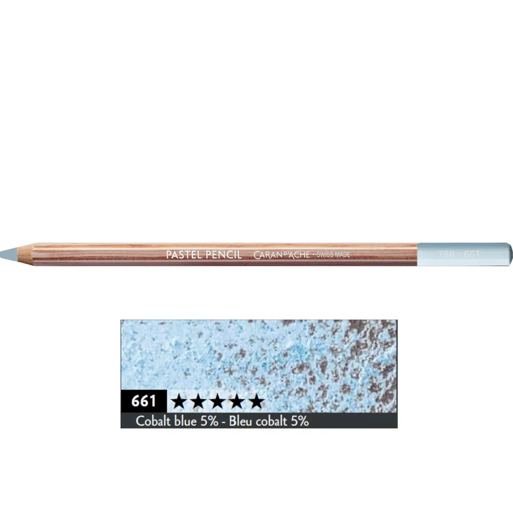 Caran d'Ache Pastela sucha w kredce Pastel Pencil - - 661, Cobalt Blue 5%