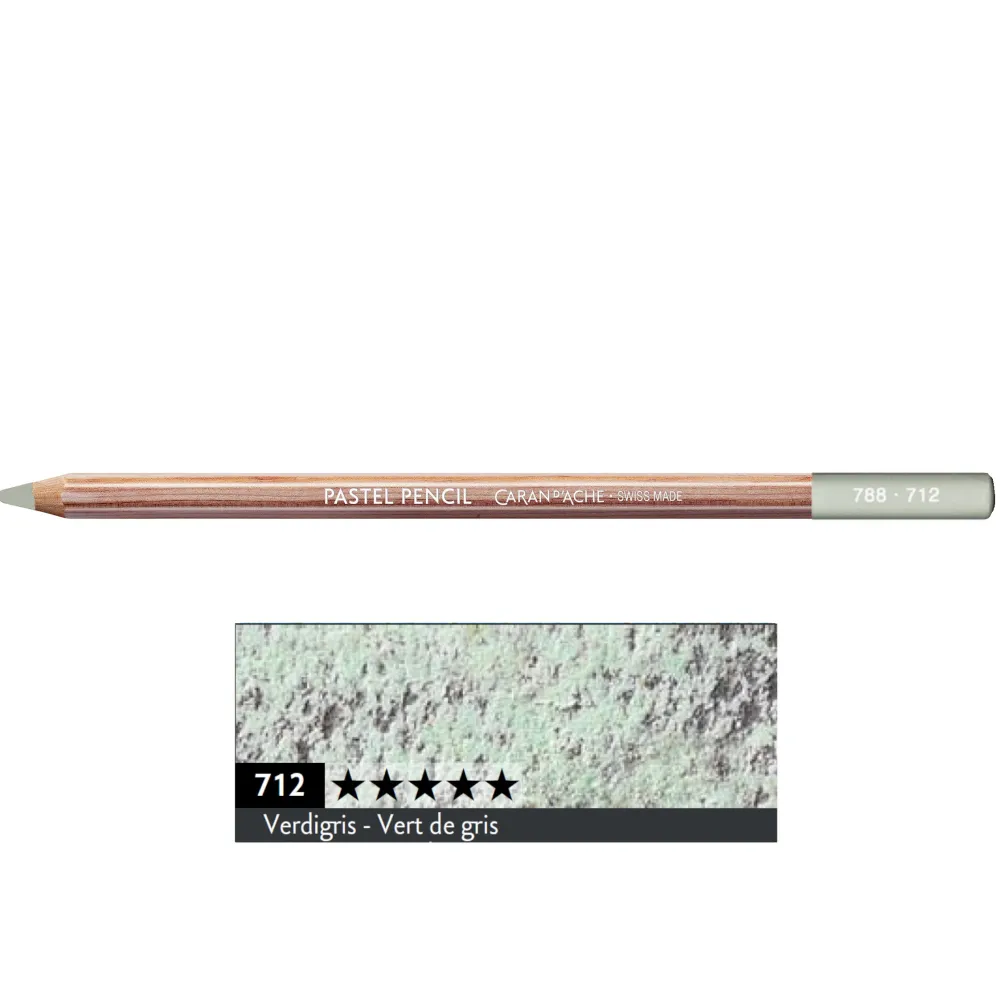 Caran d'Ache Pastela sucha w kredce Pastel Pencil - - 712, Verdigris > Pastele