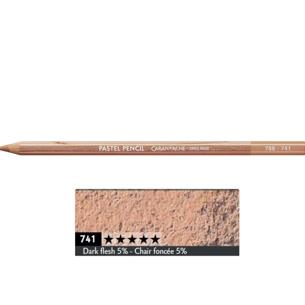 Caran d'Ache Pastela sucha w kredce Pastel Pencil - - 741, Dark Flesh 5%