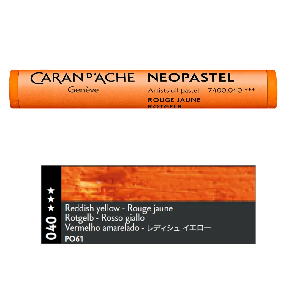 Caran d'Ache Pastel olejna Neopastel - - 040, Reddish Yellow