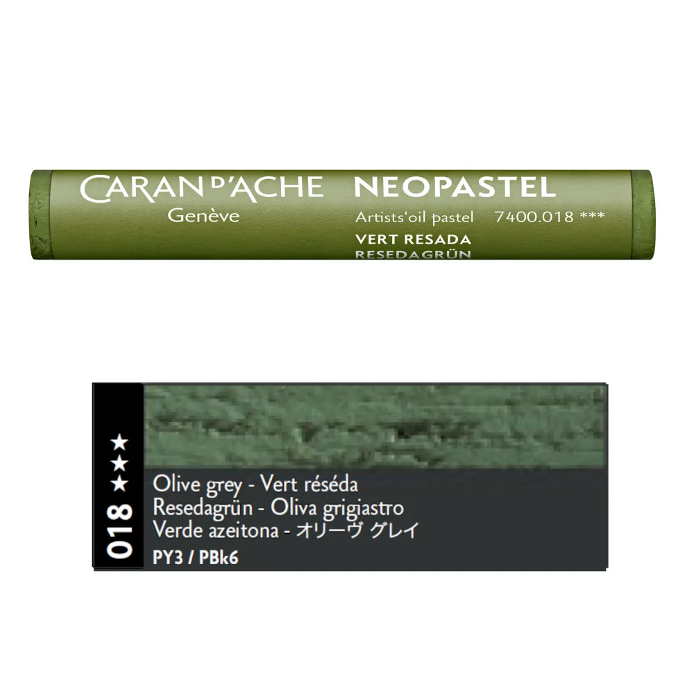 Caran d'Ache Pastel olejna Neopastel - - 019, Olive Black > Pastele