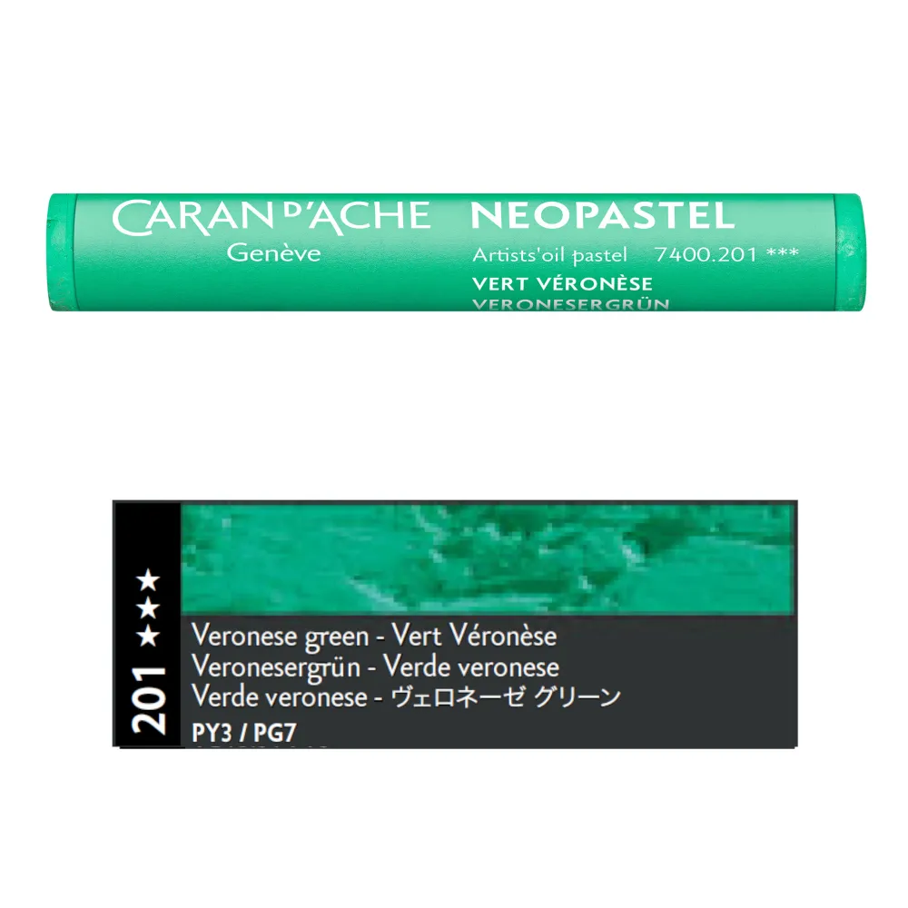 Caran d'Ache Pastel olejna Neopastel - - 210, Emerald Green > Pastele