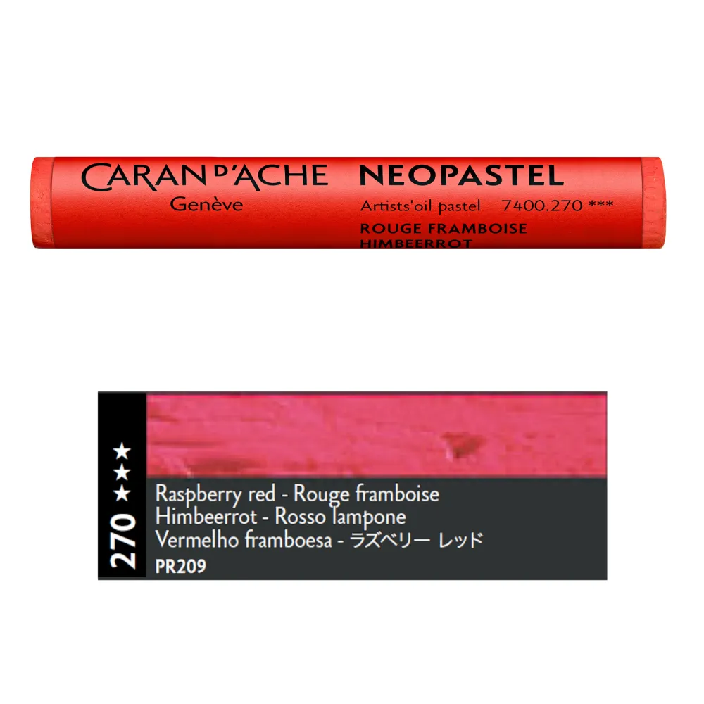Caran d'Ache Pastel olejna Neopastel - - 270, Raspberry Red
