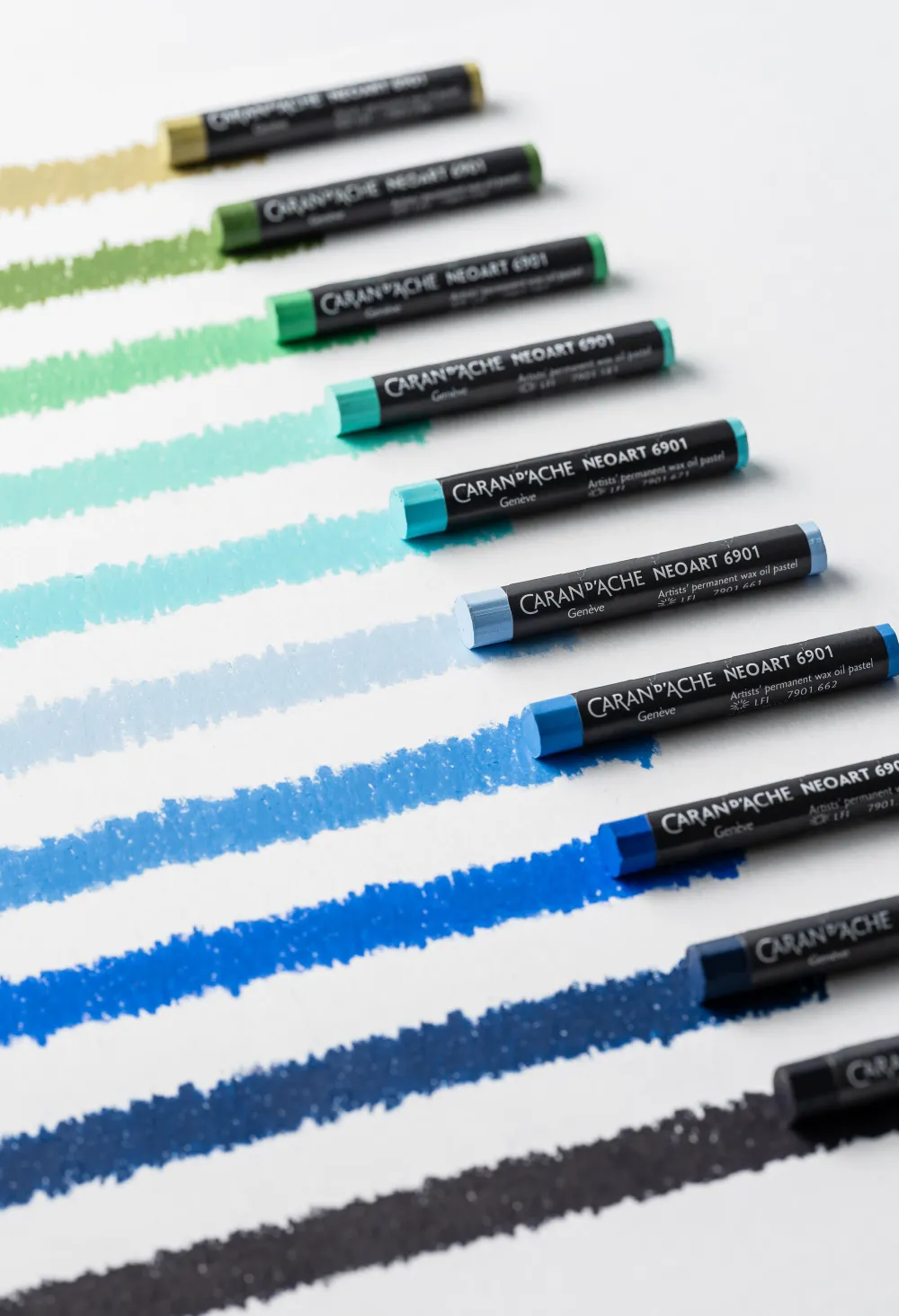 Caran d'Ache Pastel woskowo-olejny Neoart 6901 - - 662, Genuine Cobalt Blue > Pastele