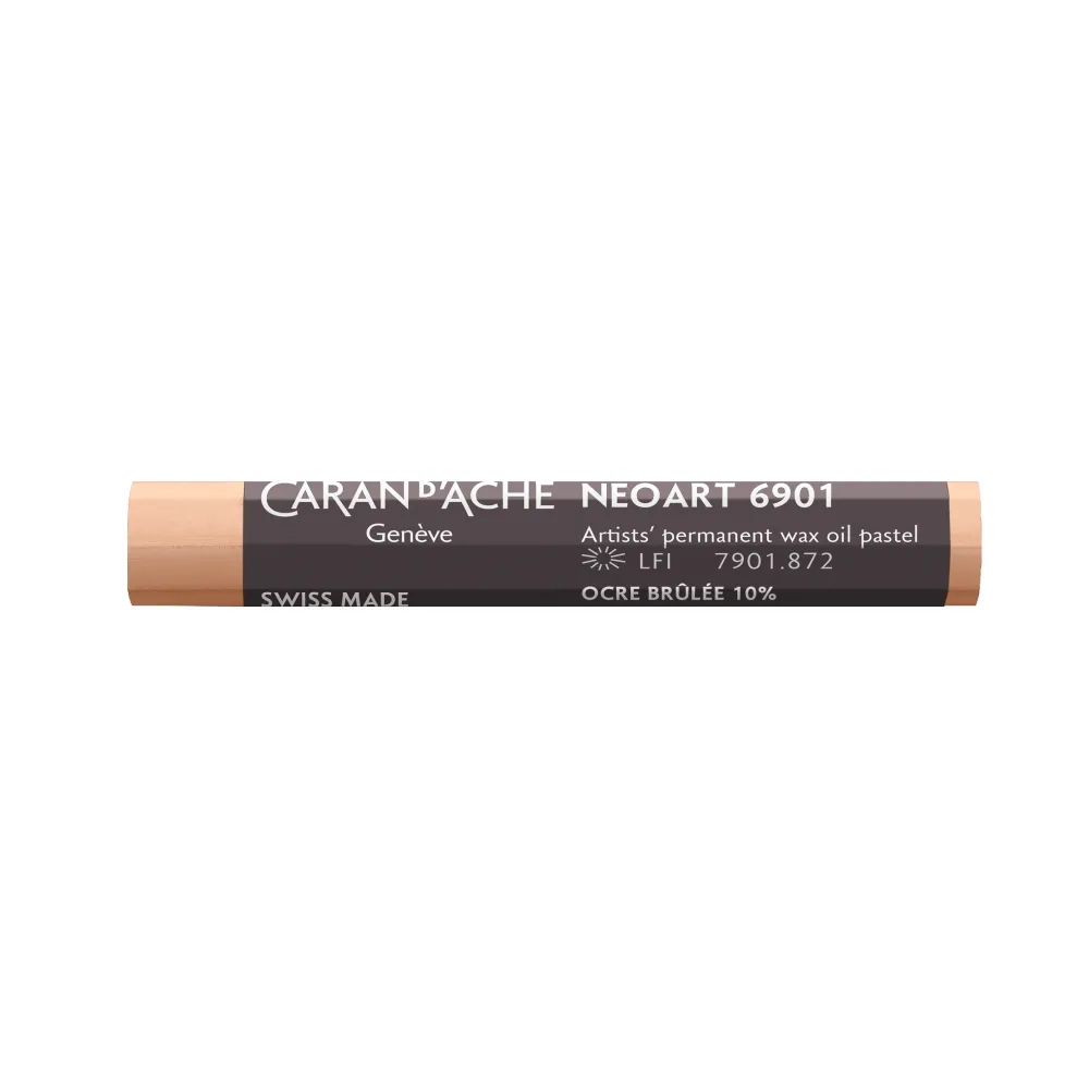 Caran d'Ache Pastel woskowo-olejny Neoart 6901 - - 872, Burnt Ochre 10