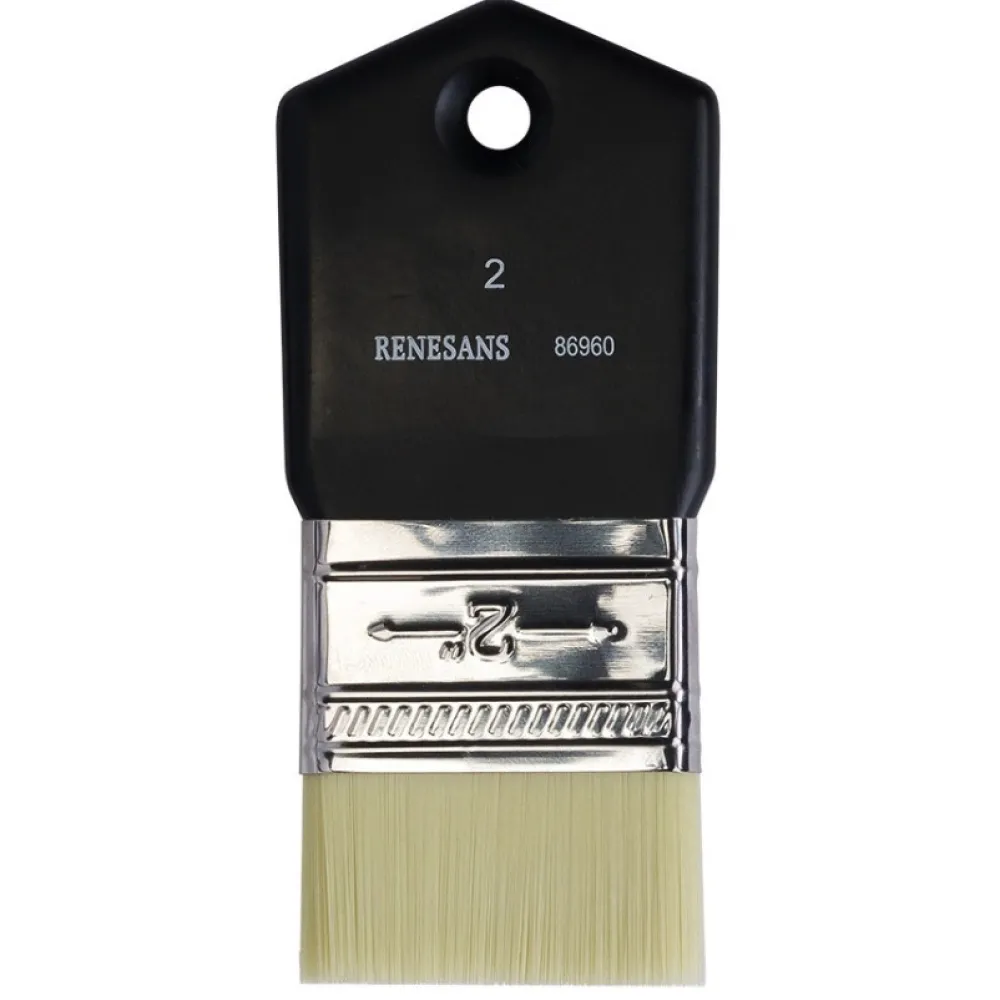 Renesans Pędzel Action, płaski, syntetyczny, seria 86960 - - nr 2 > Pędzle Syntetyczne
