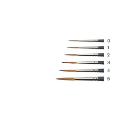 Winsor & Newton Pędzel cienki, syntetyczny sobol - - nr 1