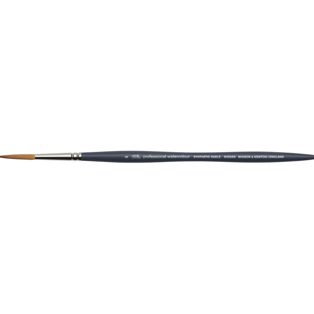 Winsor & Newton Pędzel cienki, syntetyczny sobol - - nr 6