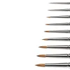 Winsor & Newton Pędzel do akwareli Kolinsky Sable Miniature, seria 7 - - krótka rączka, nr 5