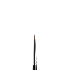 Winsor & Newton Pędzel do akwareli Kolinsky Sable Miniature, seria 7 - - krótka rączka, nr 0