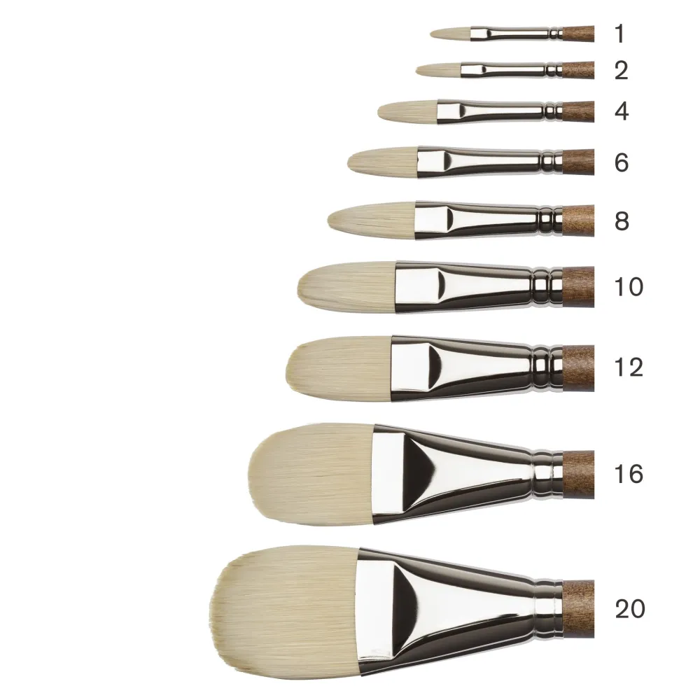 Winsor & Newton Pędzel koci język, syntetyczny Artists' Oil - - nr 4