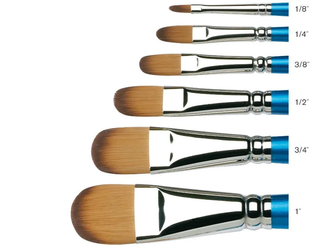 Winsor & Newton Pędzel koci język, syntetyczny Cotman, seria 668 - - krótka rączka, nr 1/4 > Pędzle Syntetyczne|Farby Do Kaligrafii