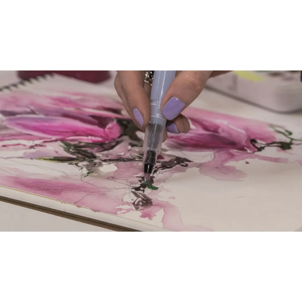Sakura Pędzel na wodę Waterbrush, krótki - - mała końcówka, S > Waterbrush - Pędzle Na Wodę
