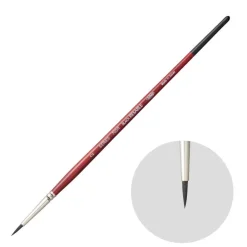 Holbein Pędzel okrągły, mieszany, Black Resable, seria 700R - - nr 2 > Pędzle Syntetyczne|Pędzle Naturalne