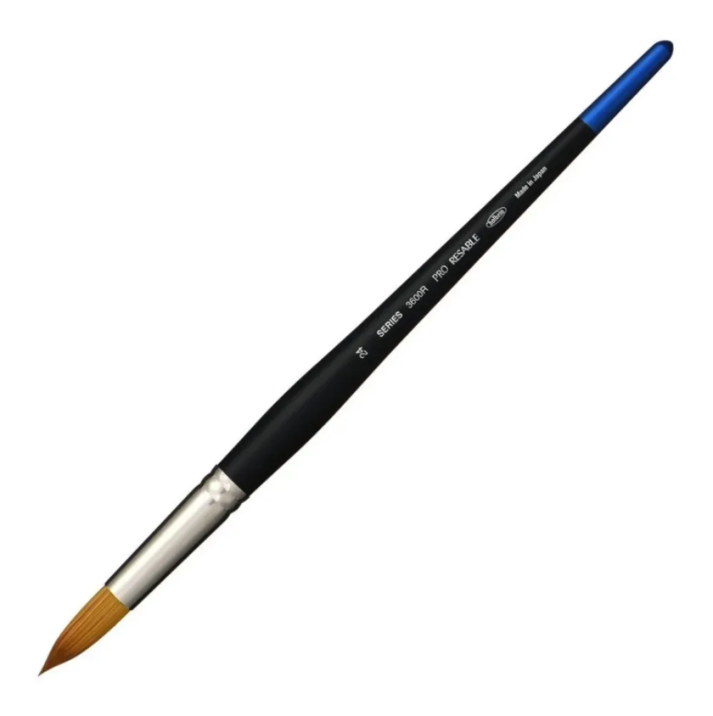 Holbein Pędzel okrągły, mieszany, Pro Resable, seria 3600R - - nr 24