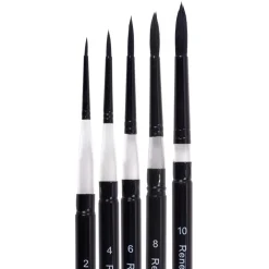 Renesans Pędzel okrągły, mieszany Travel Brush - - nr 4 > Pędzle Syntetyczne|Pędzle Naturalne