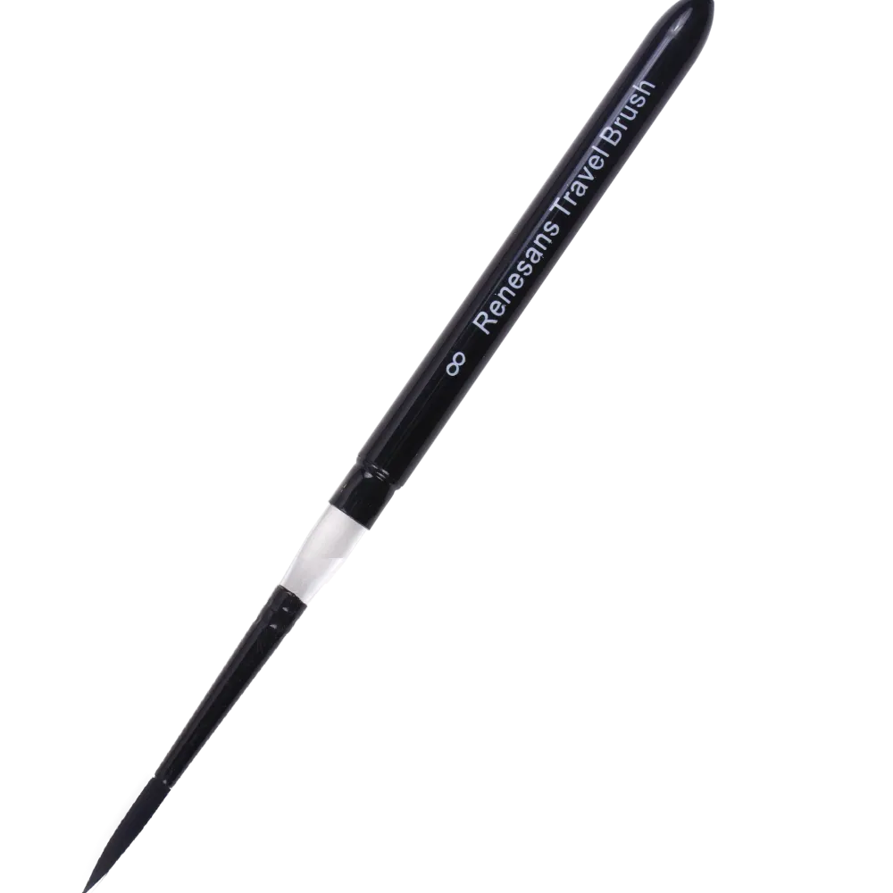 Renesans Pędzel okrągły, mieszany Travel Brush - - nr 8