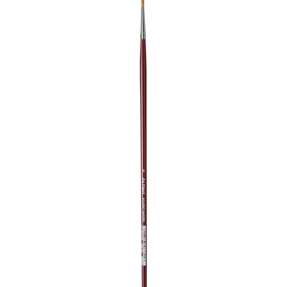 da Vinci Pędzel okrągły, naturalny, Red Sable Kolinsky, seria 1610 - - 8