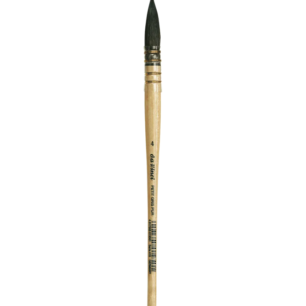 da Vinci Pędzel okrągły, naturalny, Wash Brush, seria 418 - - 4