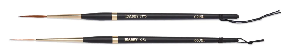 Isabey Pędzel okrągły rigger syntetyczny Isagold 6538i - - nr 2