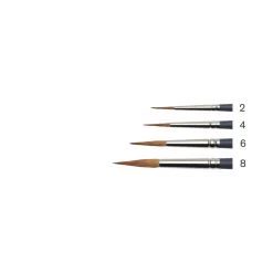 Winsor & Newton Pędzel okrągły spiczasty, syntetyczny sobol - - nr 2