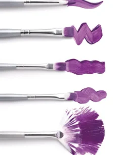 Liquitex Pędzel okrągły, syntetyczny Basics - - długa rączka, nr 1 ><noscript><img width=