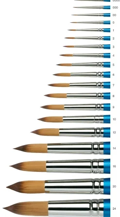 Winsor & Newton Pędzel okrągły, syntetyczny Cotman, seria 111 - - krótka rączka, nr 12 > Pędzle Syntetyczne