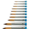 Winsor & Newton Pędzel okrągły, syntetyczny Cotman, seria 111 - - krótka rączka, nr 6