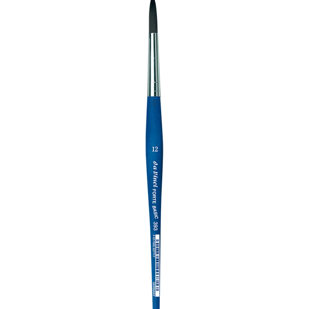 da Vinci Pędzel okrągły, syntetyczny, Forte Basic, seria 393 - - 12