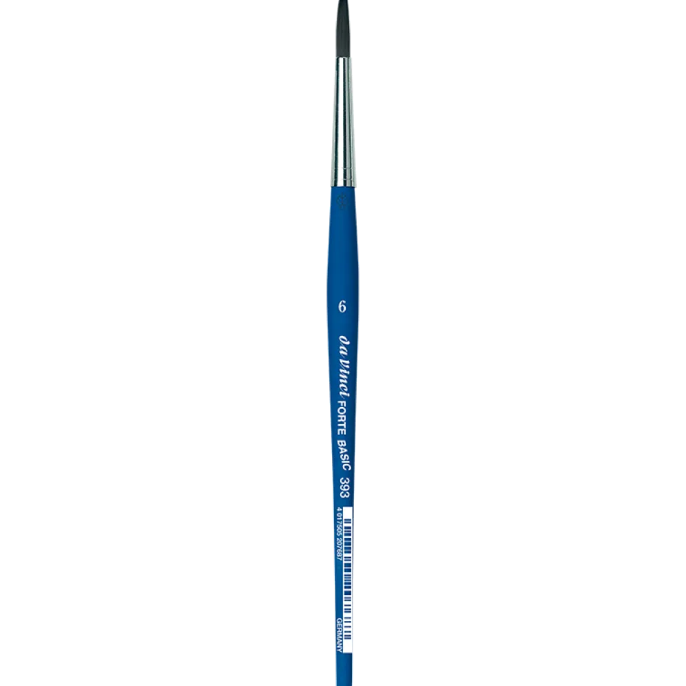 da Vinci Pędzel okrągły, syntetyczny, Forte Basic, seria 393 - - 6