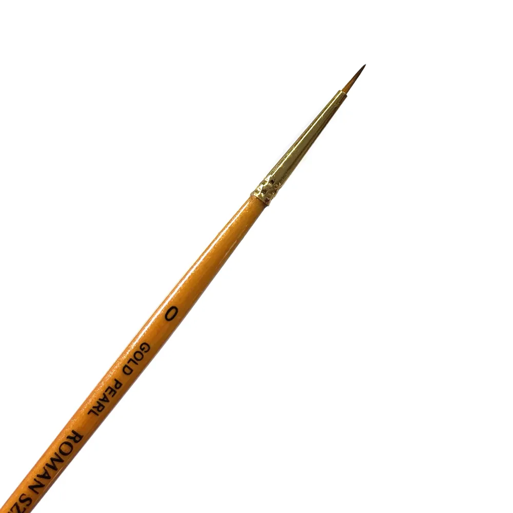 Roman Szmal Pędzel okrągły, syntetyczny, Gold Pearl - - nr 2/0 > Pędzle Syntetyczne