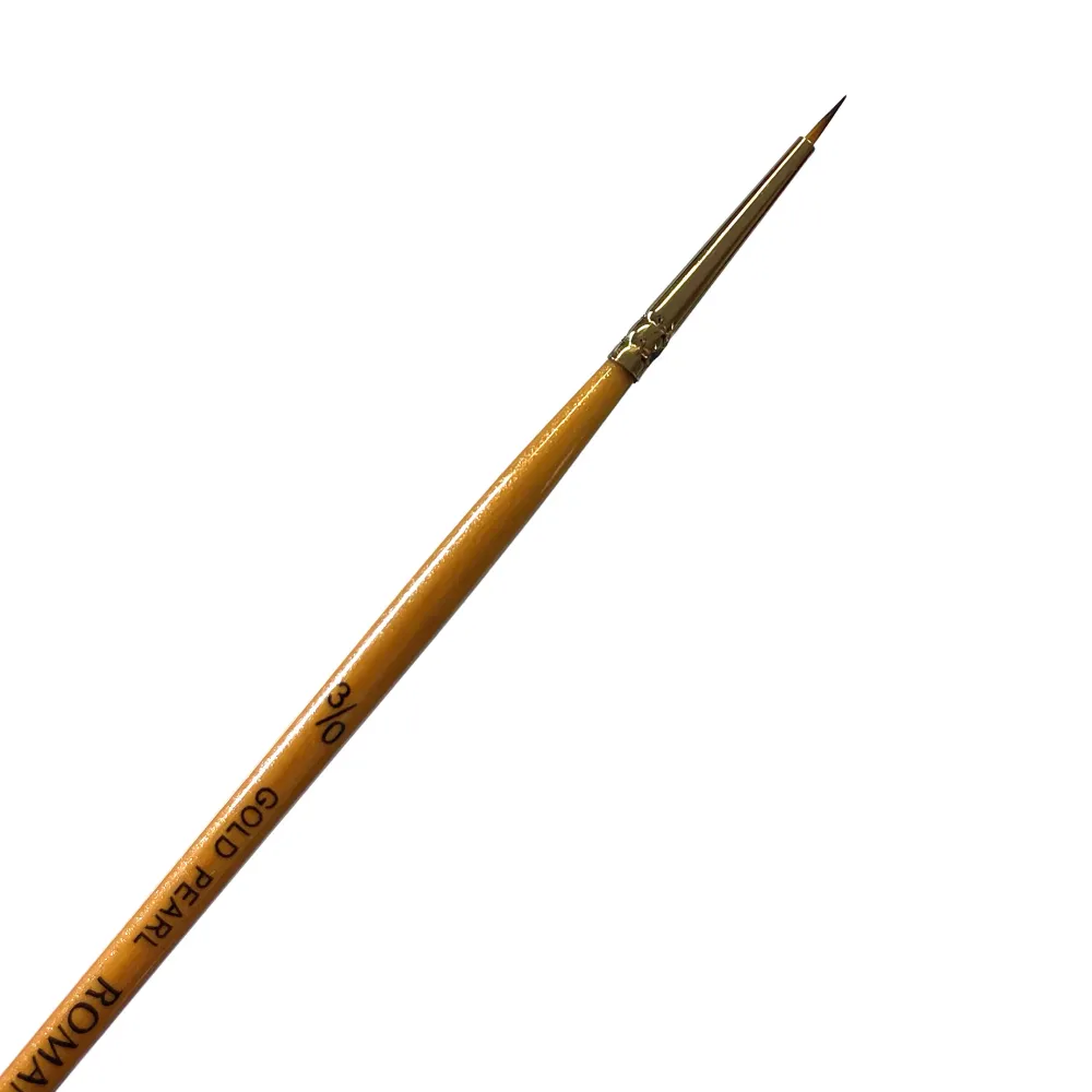 Roman Szmal Pędzel okrągły, syntetyczny, Gold Pearl - - nr 3/0