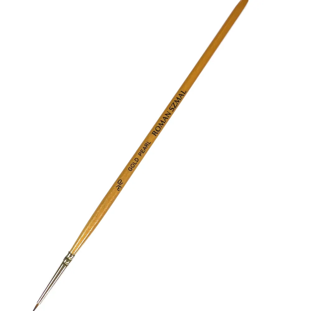 Roman Szmal Pędzel okrągły, syntetyczny, Gold Pearl - - nr 3/0