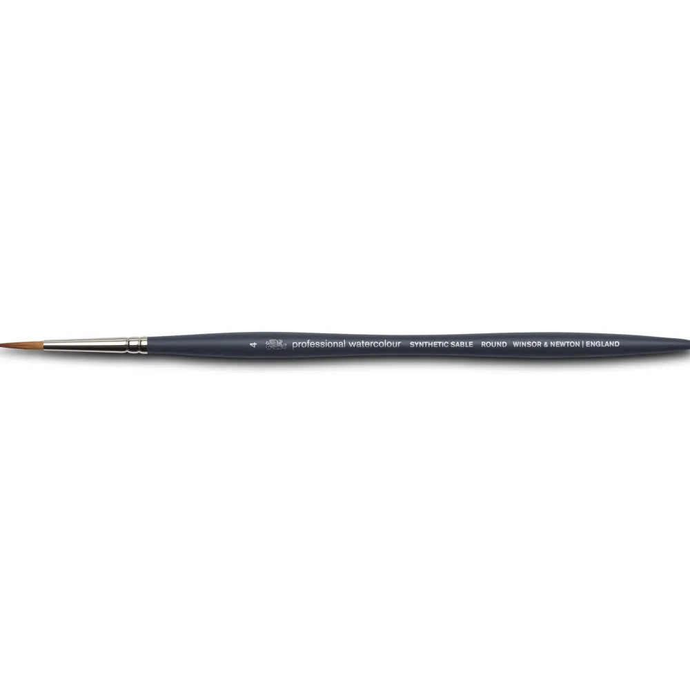 Winsor & Newton Pędzel okrągły, syntetyczny sobol - - nr 4 > Pędzle Syntetyczne