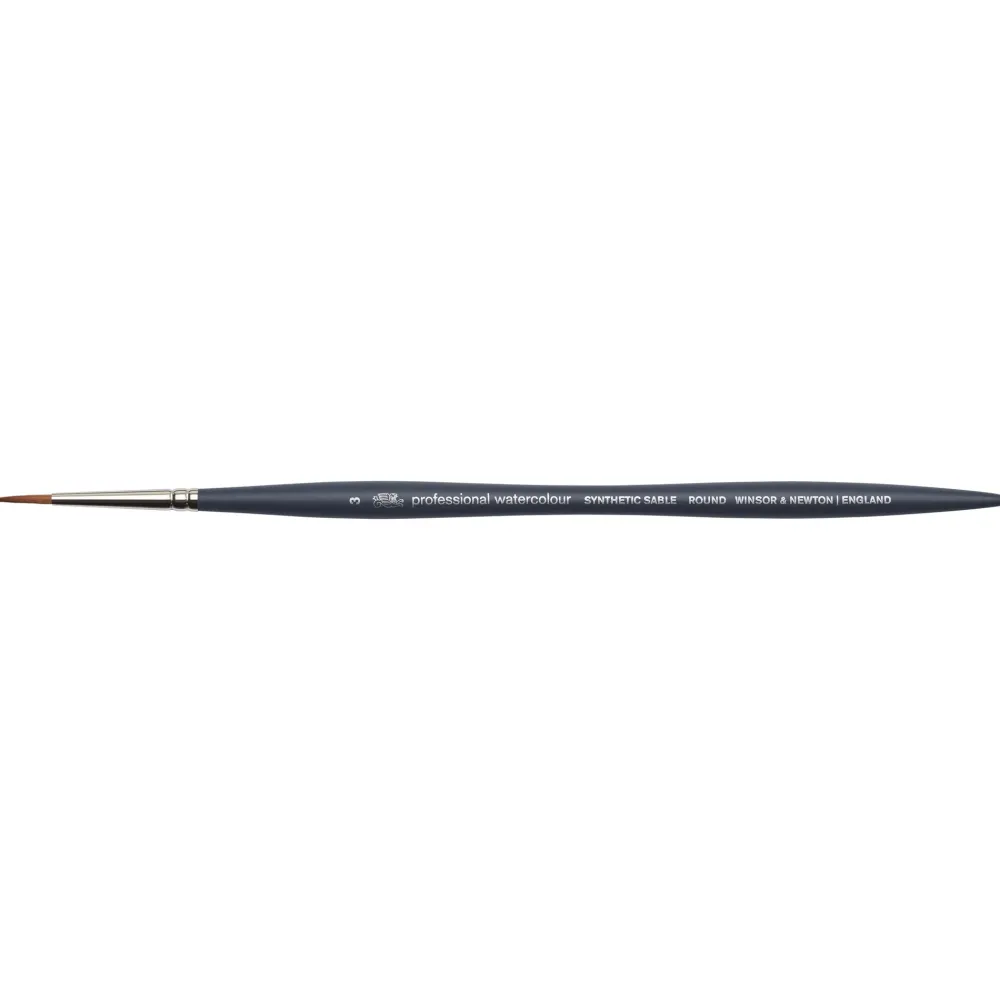 Winsor & Newton Pędzel okrągły, syntetyczny sobol - - nr 3