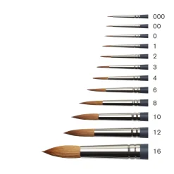 Winsor & Newton Pędzel okrągły, syntetyczny sobol - - nr 10