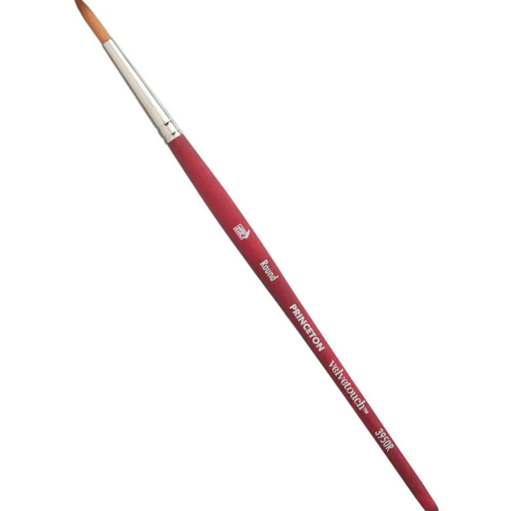 Princeton Pędzel okrągły, syntetyczny Velvetouch - - nr 4 > Pędzle Syntetyczne