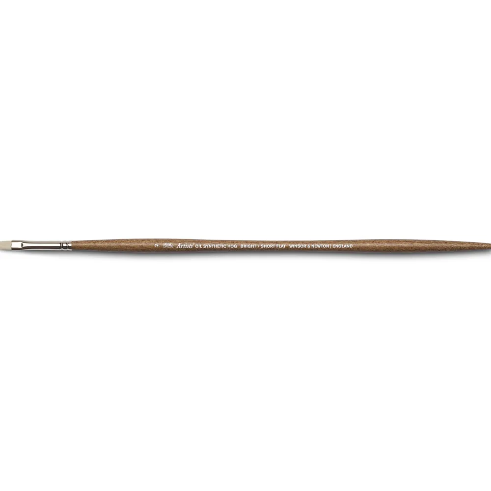Winsor & Newton Pędzel płaski, krótki, syntetyczny Artists' Oil - - nr 1 > Pędzle Syntetyczne