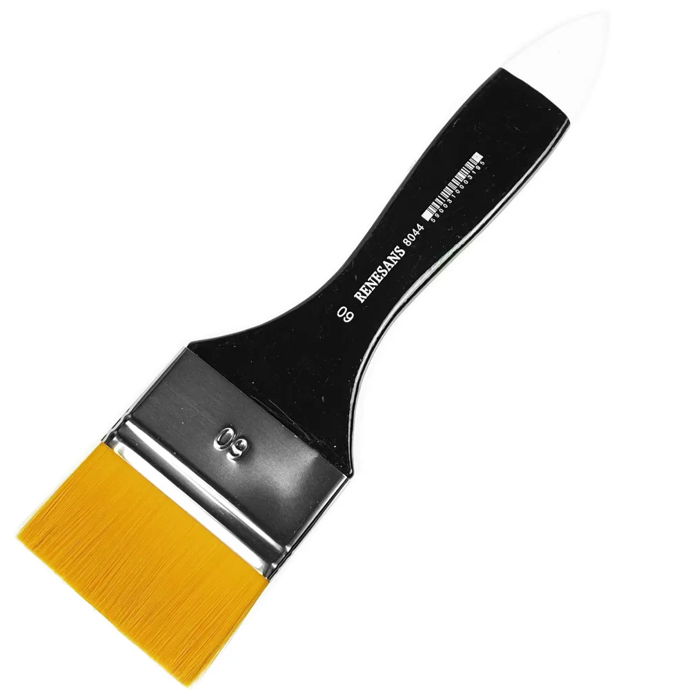 Renesans Pędzel płaski, syntetyczny, do tła, seria 8044 - - 60 mm