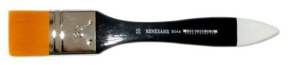 Renesans Pędzel płaski, syntetyczny, do tła, seria 8044 - - 25 mm > Pędzle Syntetyczne