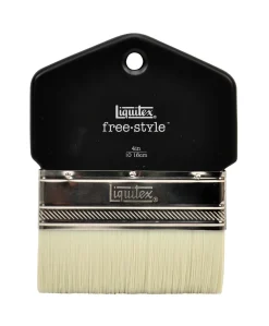 Liquitex Pędzel płaski, syntetyczny free-style - - krótka rączka, 4'' > Pędzle Syntetyczne
