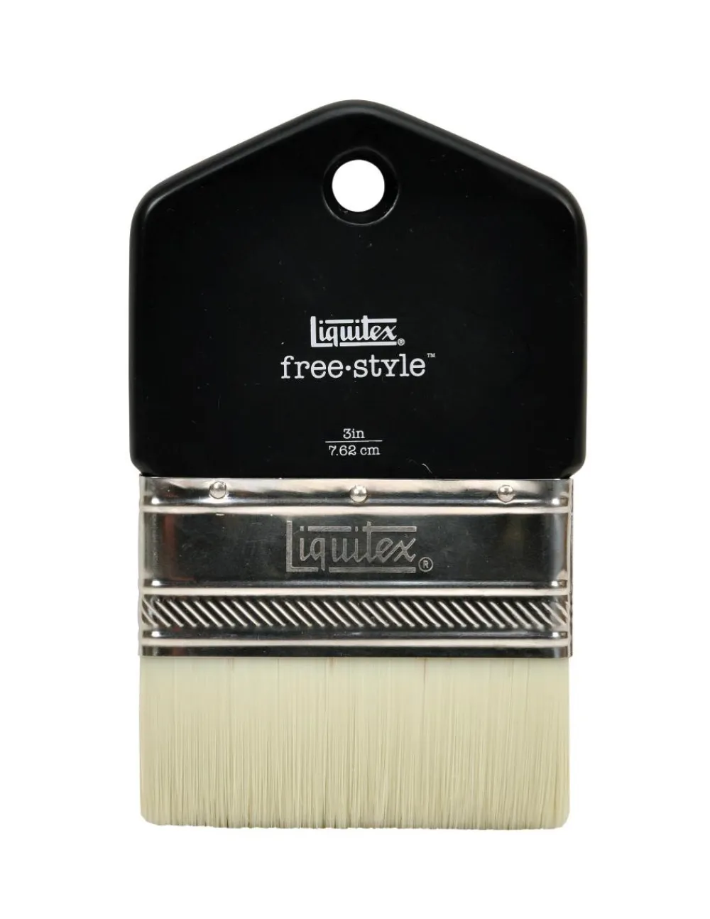 Liquitex Pędzel płaski syntetyczny free-style - - krótka rączka, 1'' > Pędzle Syntetyczne