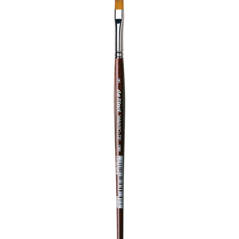 da Vinci Pędzel płaski, syntetyczny, Vario-Tip, seria 1381 - - 8